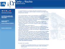 Tablet Screenshot of cartadelrischio.it